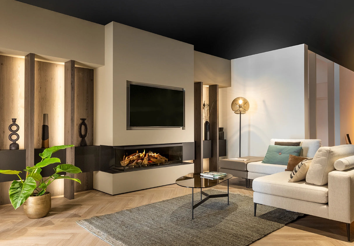 Kalfire - Holografische sfeerhaard - E-one 130S - Driezijdige haard