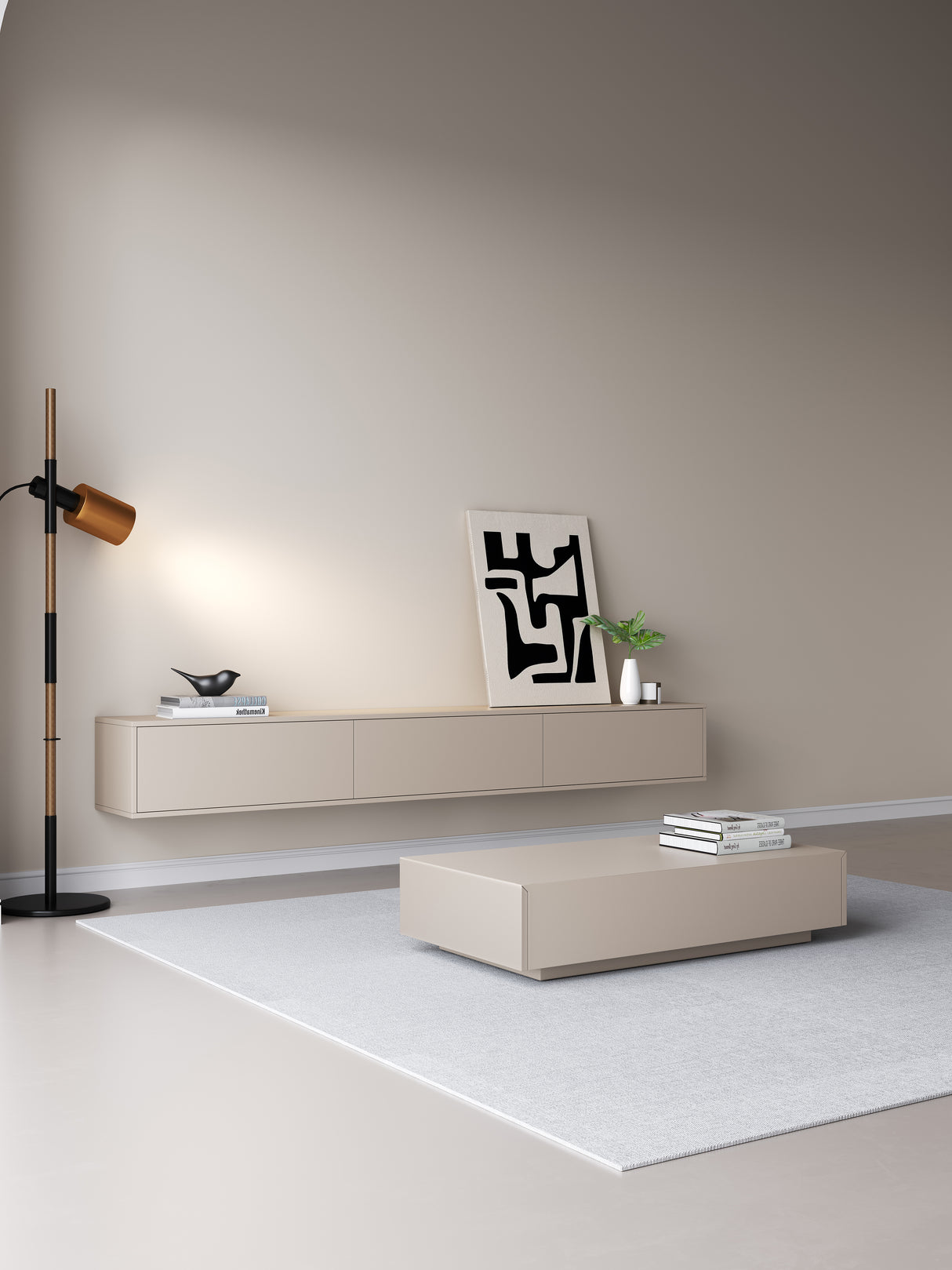 Chic TV meubel 180cm - japandi beige