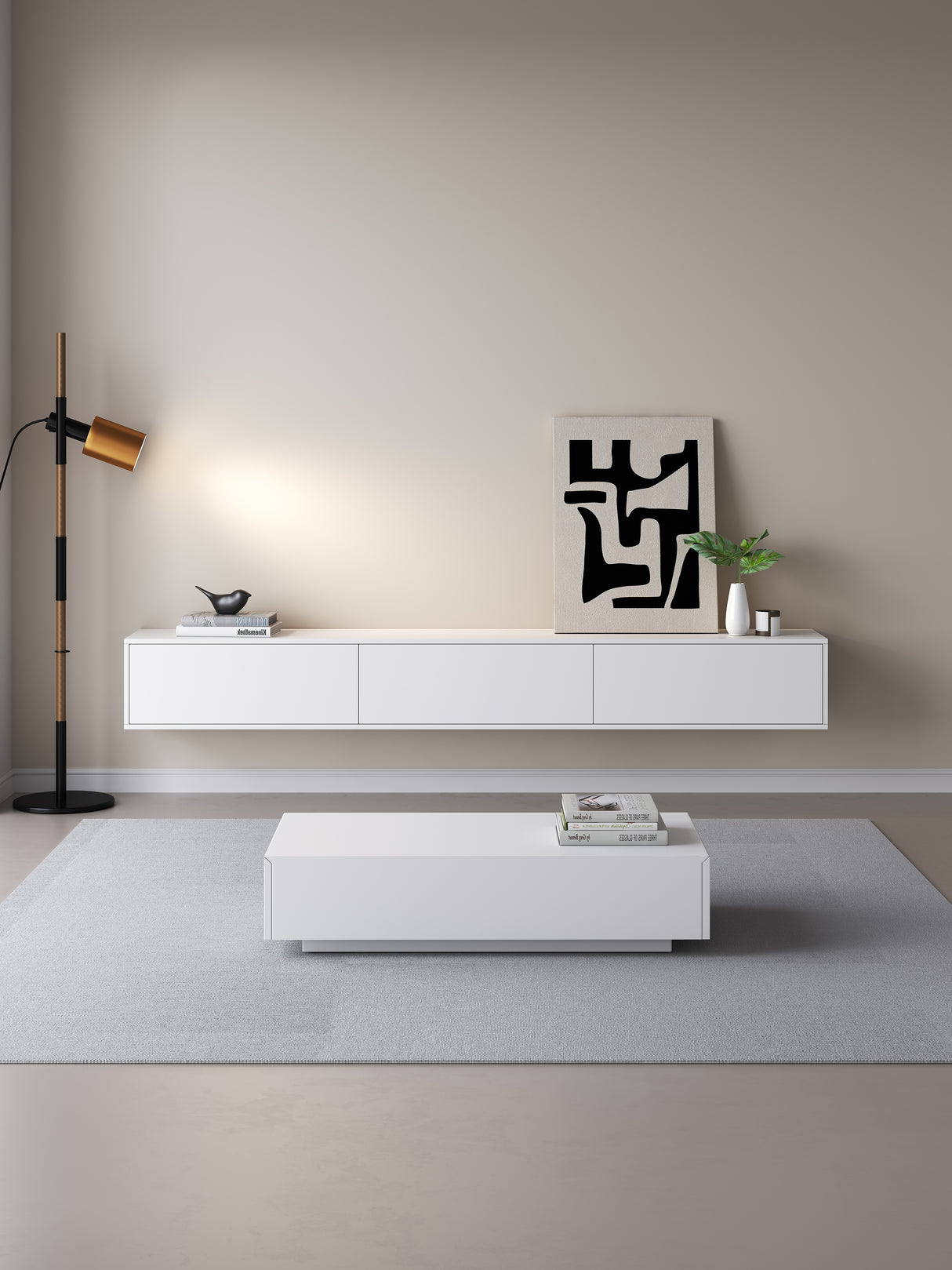 Chic TV meubel 180cm - wit