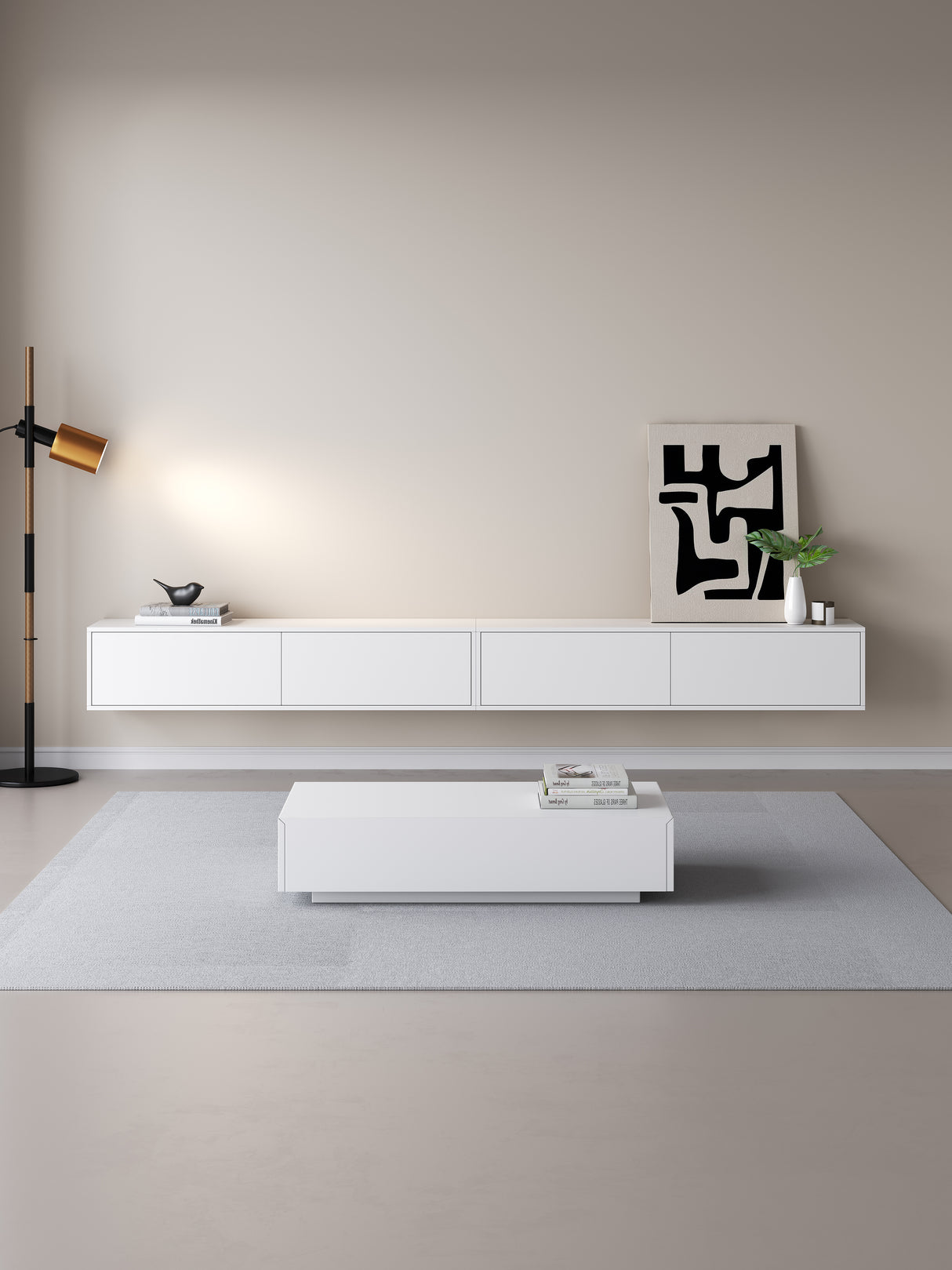 Chic TV meubel 300cm - wit