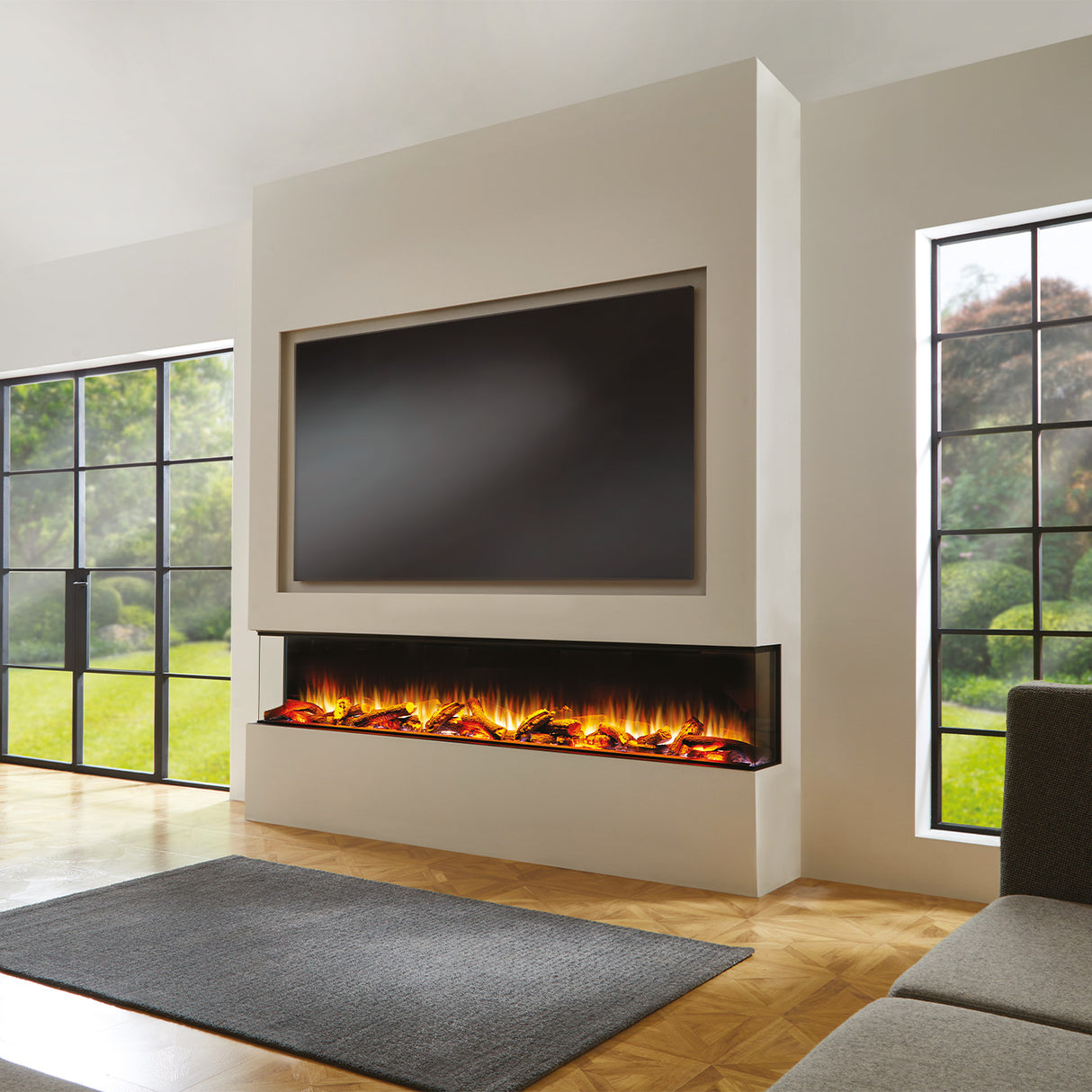 Charlton & Jenrick i-2200e Deep - Elektrische haard - 220cm