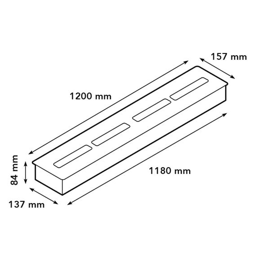 Xaralyn bio-ethanol brander XXL met lip