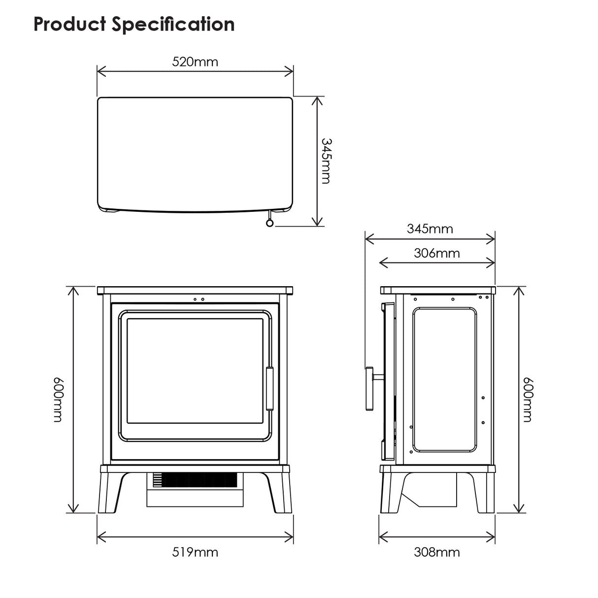 Fair Fires Solution Blackthorn Stove