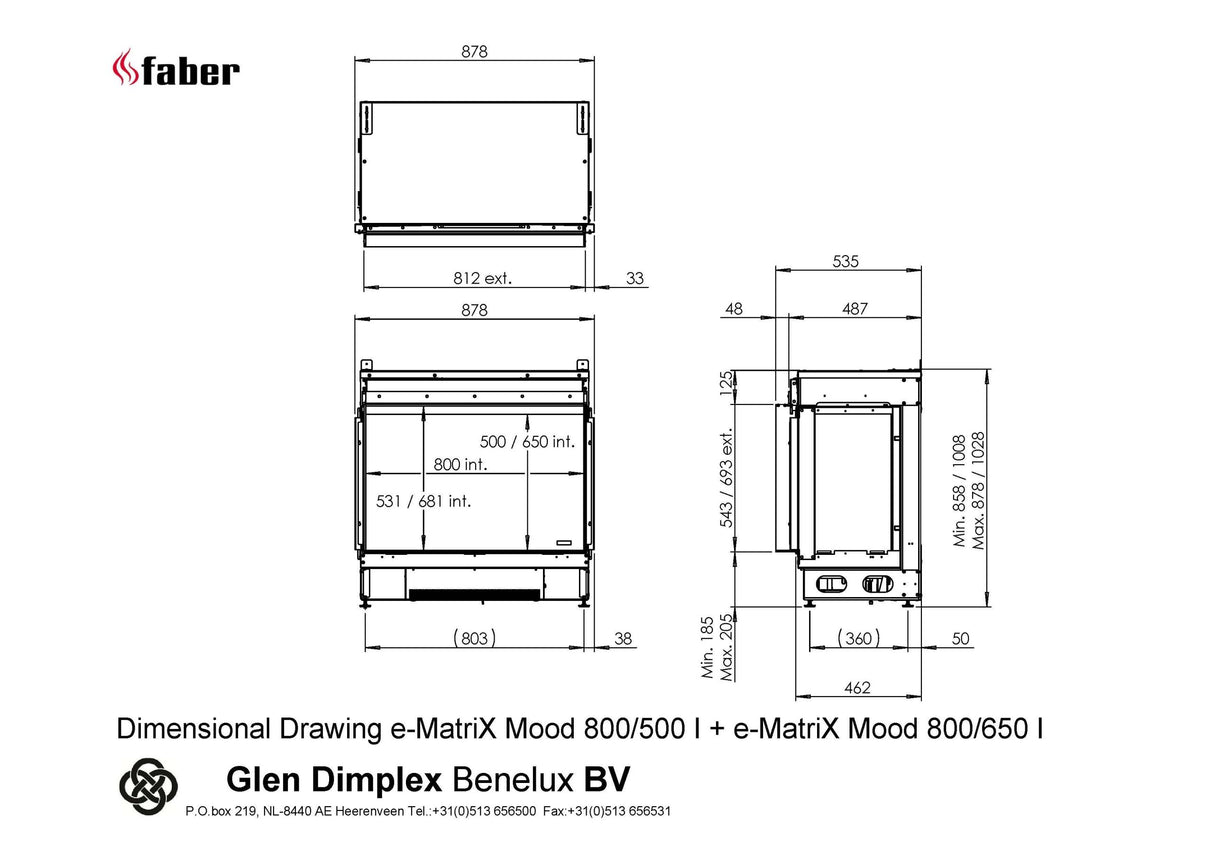Faber e-MatriX Mood 800/500 I Front