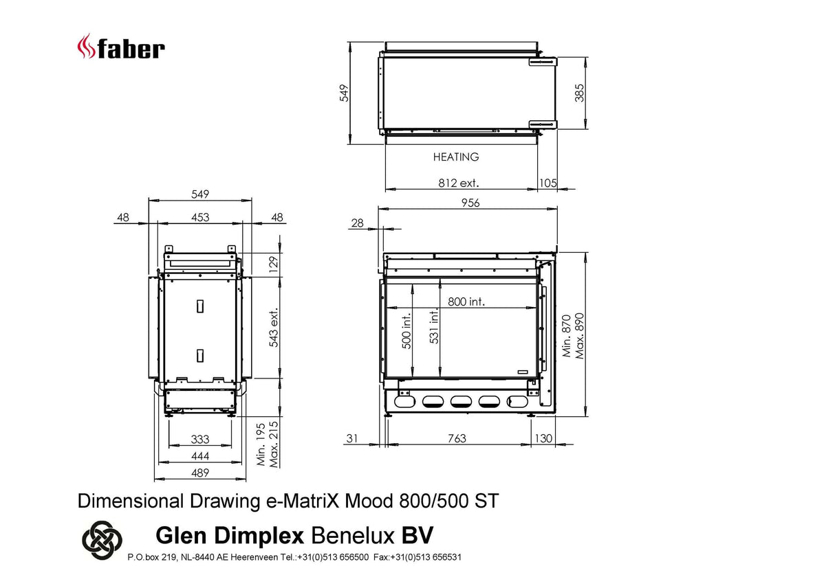 Faber e-MatriX Mood 800/500 ST