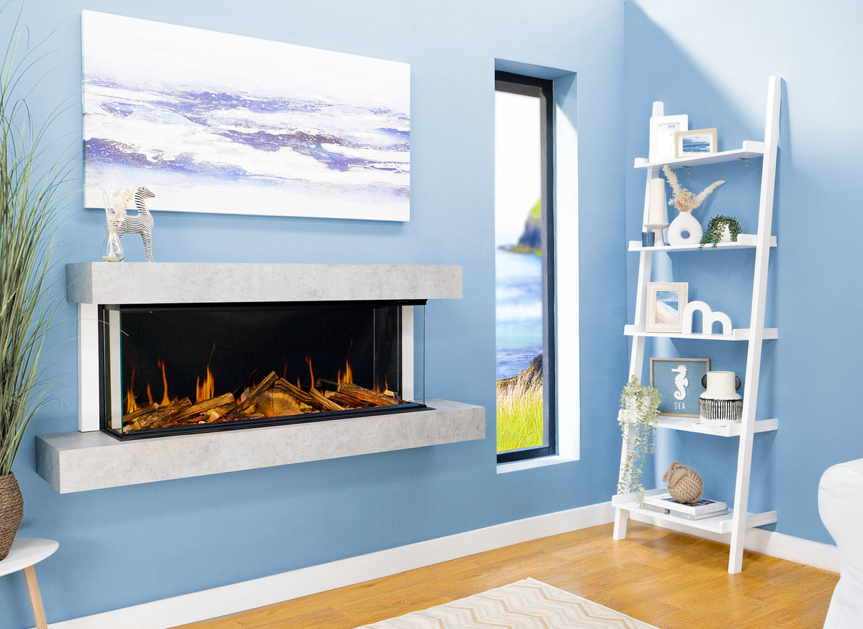 Charlton & Jenrick Luminosa - Elektrische haard - 3 zijdig - 110cm