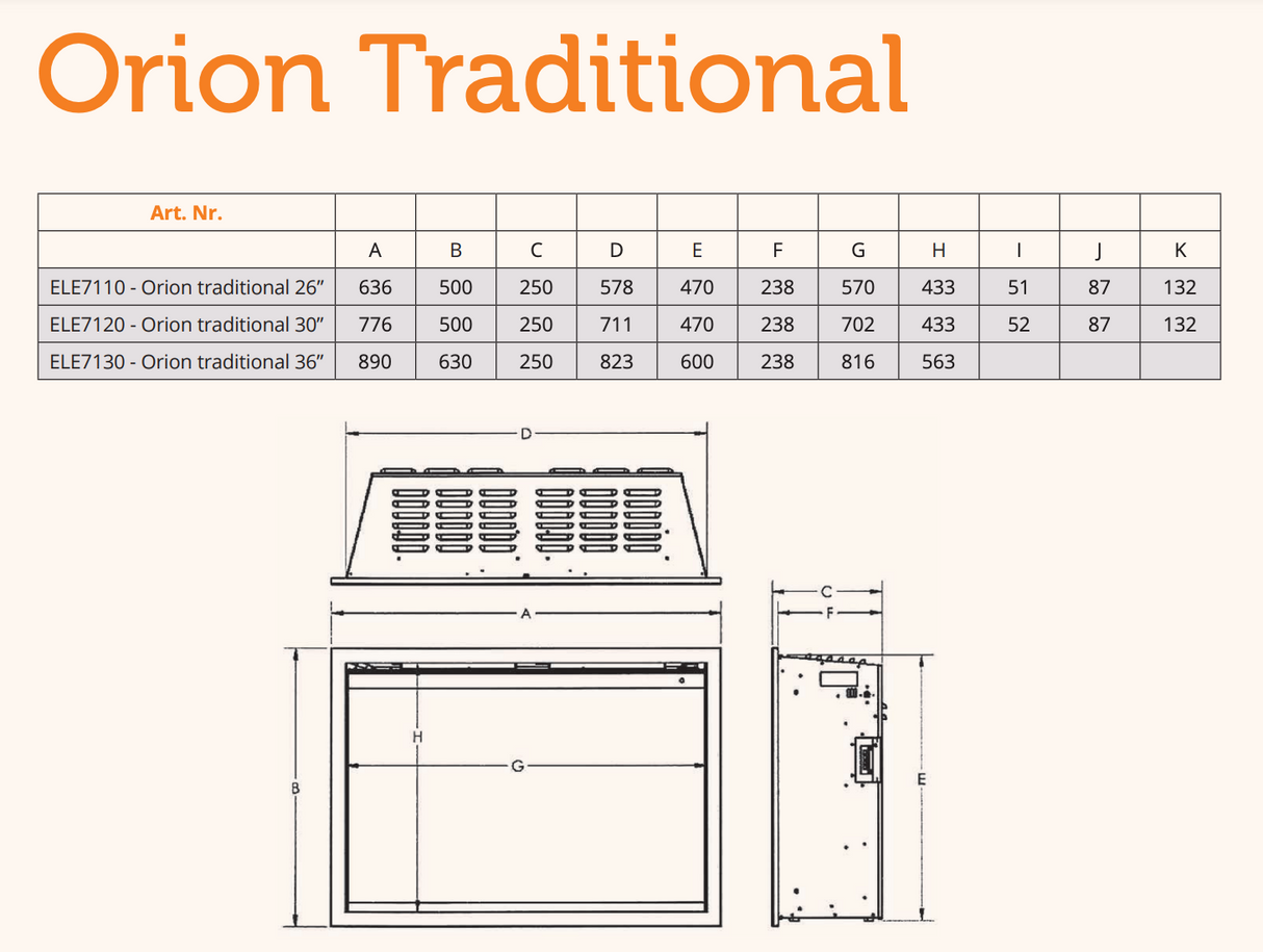 Wanders Orion Traditional 36''