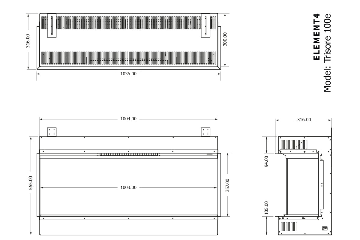 Element4 100 E Trisore (uitlopend)