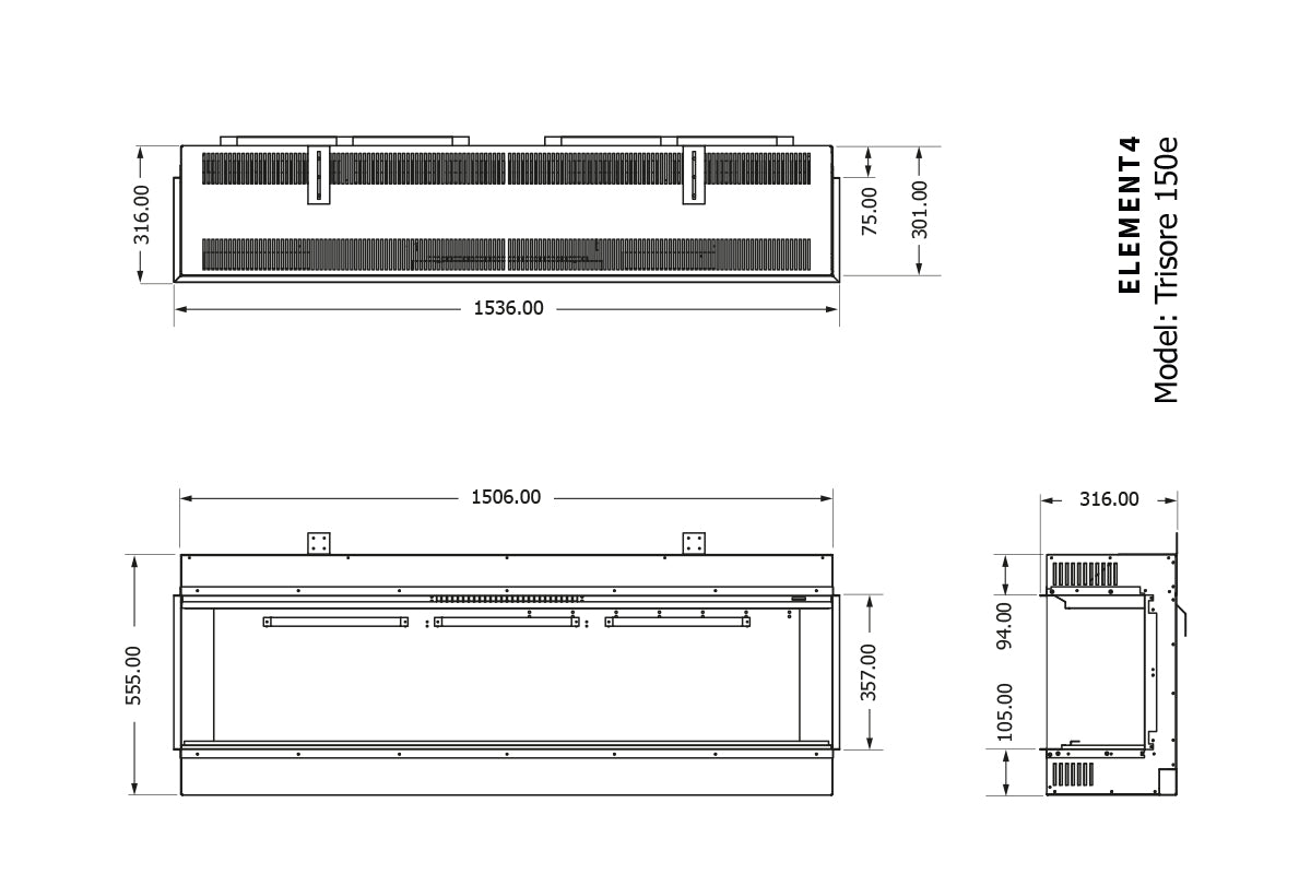 Element4 150 E Trisore (uitlopend)
