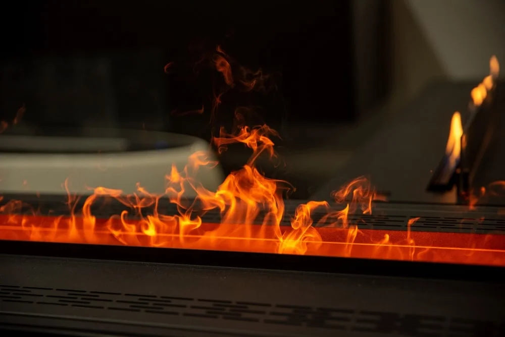 Elektrische haard met waterdamp of zonder?