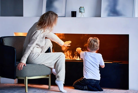 Hoe werkt een sfeerhaard met verwarming?