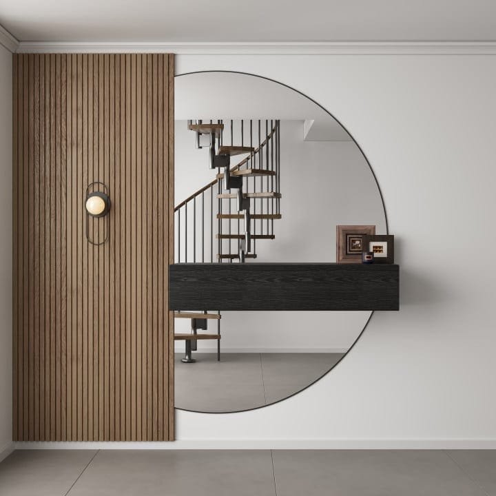 NIEUW! Exclusieve Gangkast Softclose – L60cm x D26cm x H20cm – Zwart Eiken – Black Ash