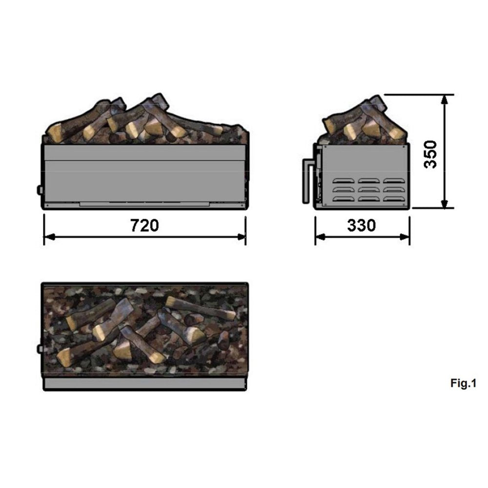 Dimplex Juneau XL elektrische haard