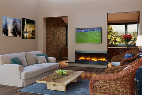 Charlton & Jenrick Polaris 1600 mm Elektrische Haard Tweezijdig