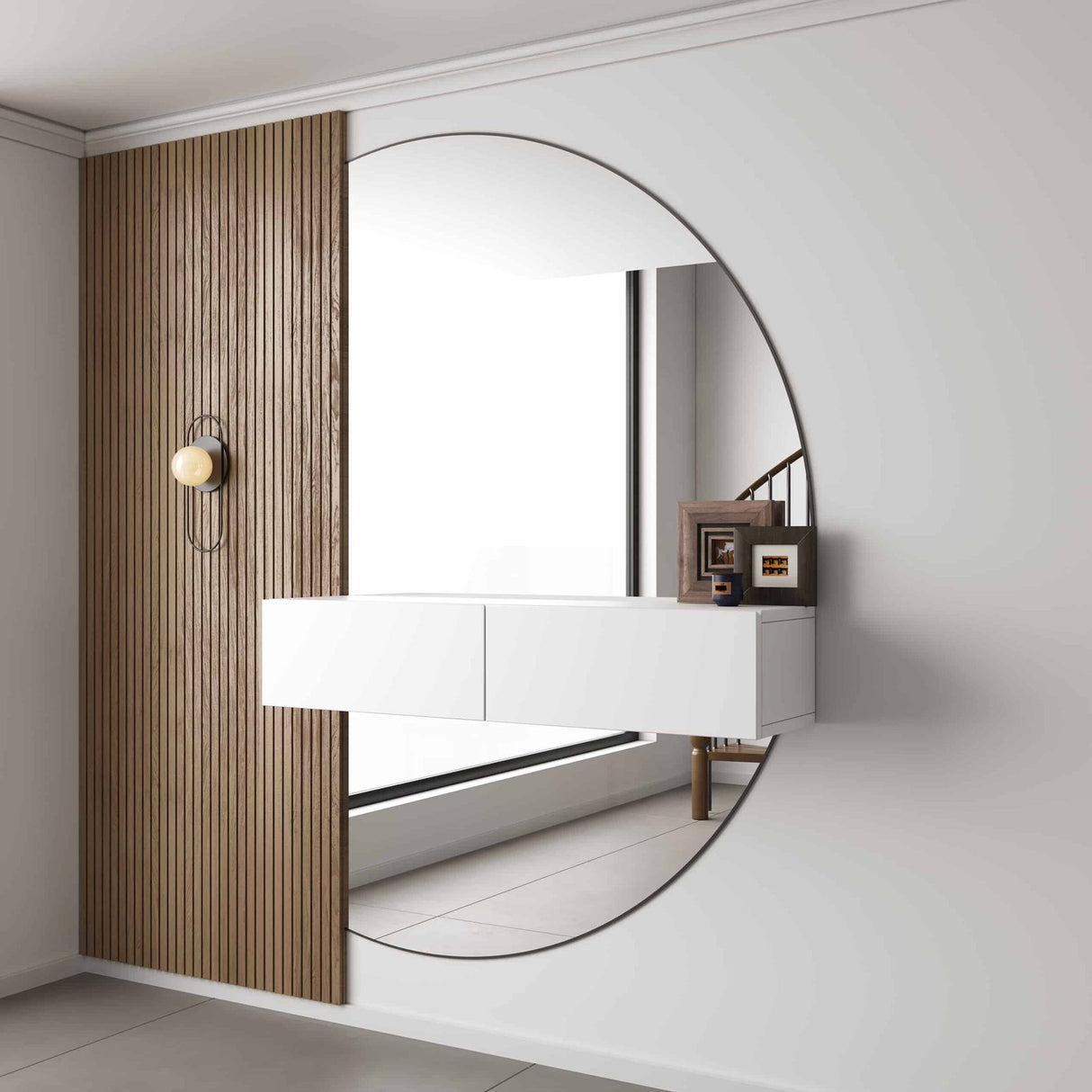 NIEUW! Exclusieve Gangkast Softclose – L100cm x D26cm x H20cm – Pure White – Wit