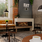 DRU Virtuo 150/2 Evolve - Elektrische 2-zijdig haard - Hologramhaard