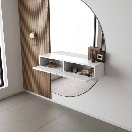 NIEUW! Exclusieve Gangkast Softclose – L100cm x D26cm x H20cm – Pure White – Wit