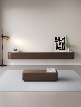 Chic TV meubel Rond - 272cm - Walnoot Eiken