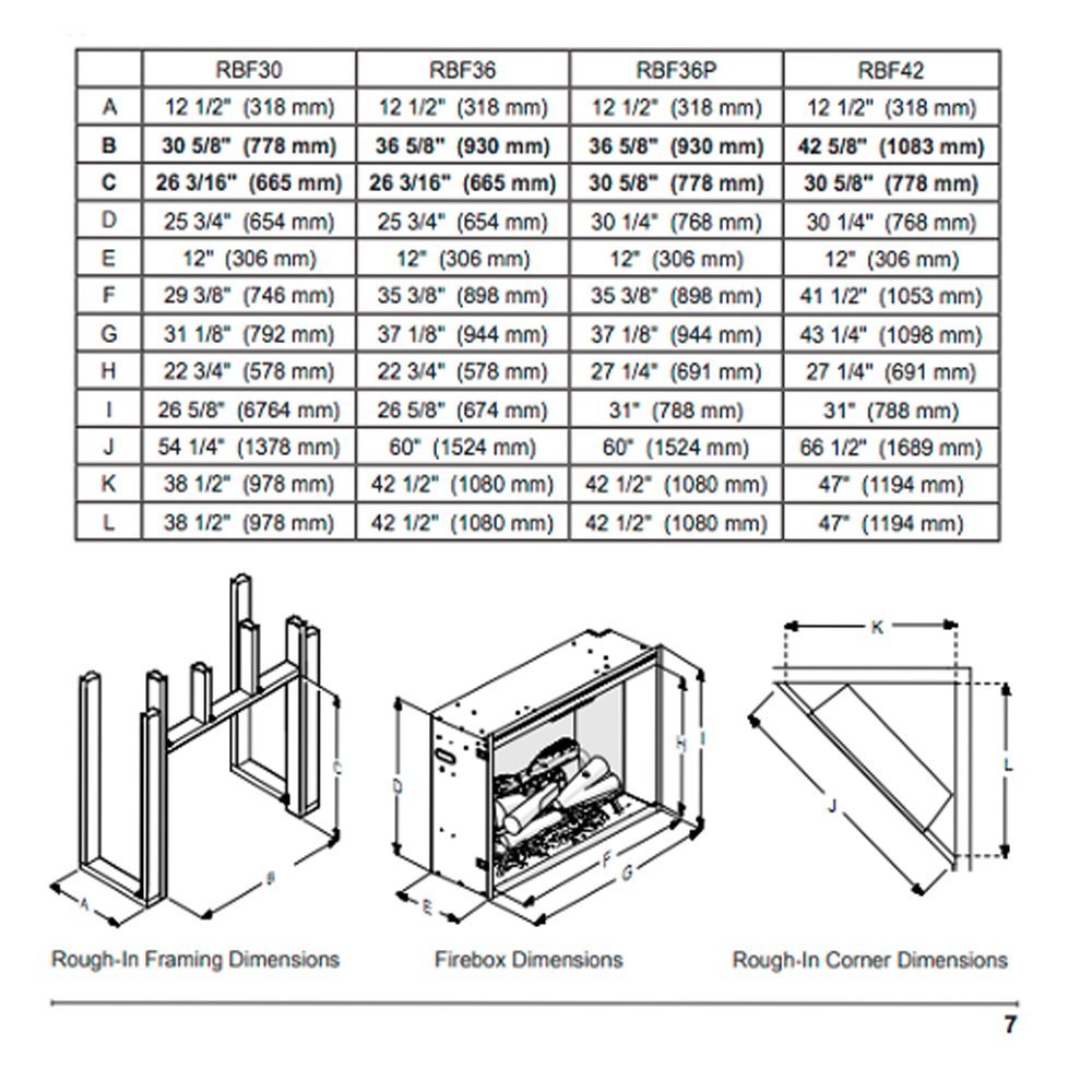 Dimplex Revillusion Firebox 36 inch - 94cm