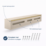 Chic TV meubel 150cm - japandi beige