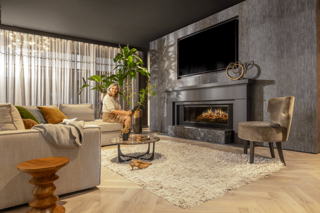 Holografische sfeerhaard - E-one 130F - Fronthaard