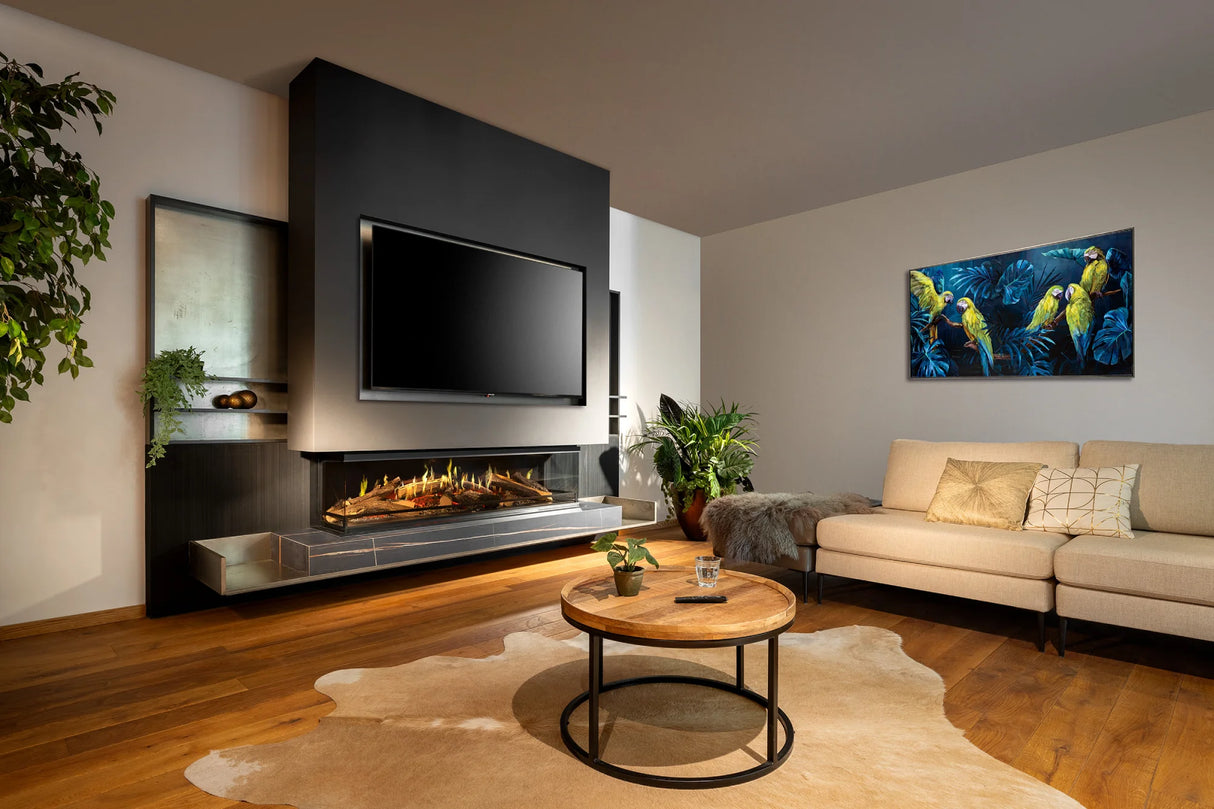 Holografische sfeerhaard - E-one 160S - Driezijdige haard