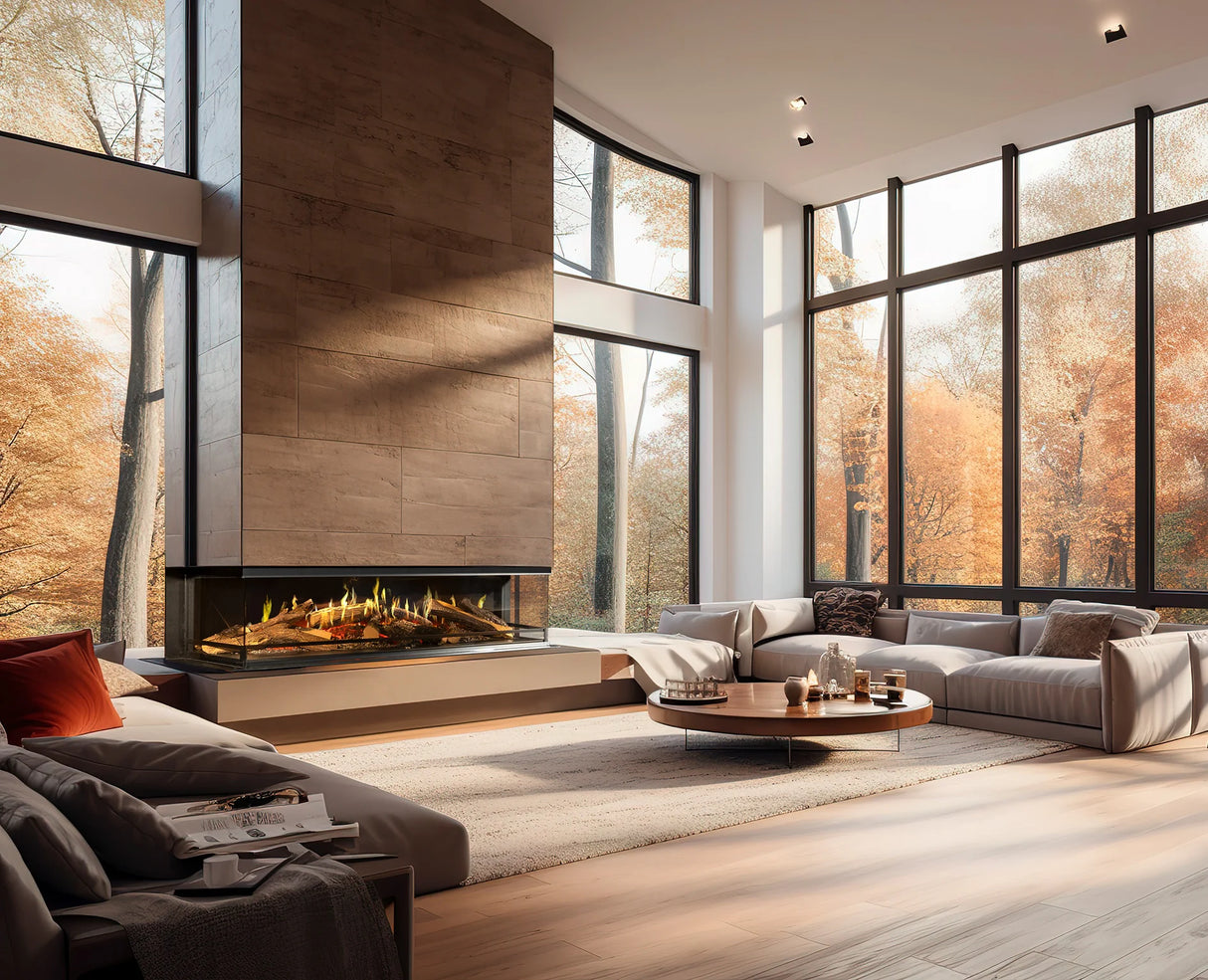 Holografische sfeerhaard - E-one 190S - Driezijdige haard