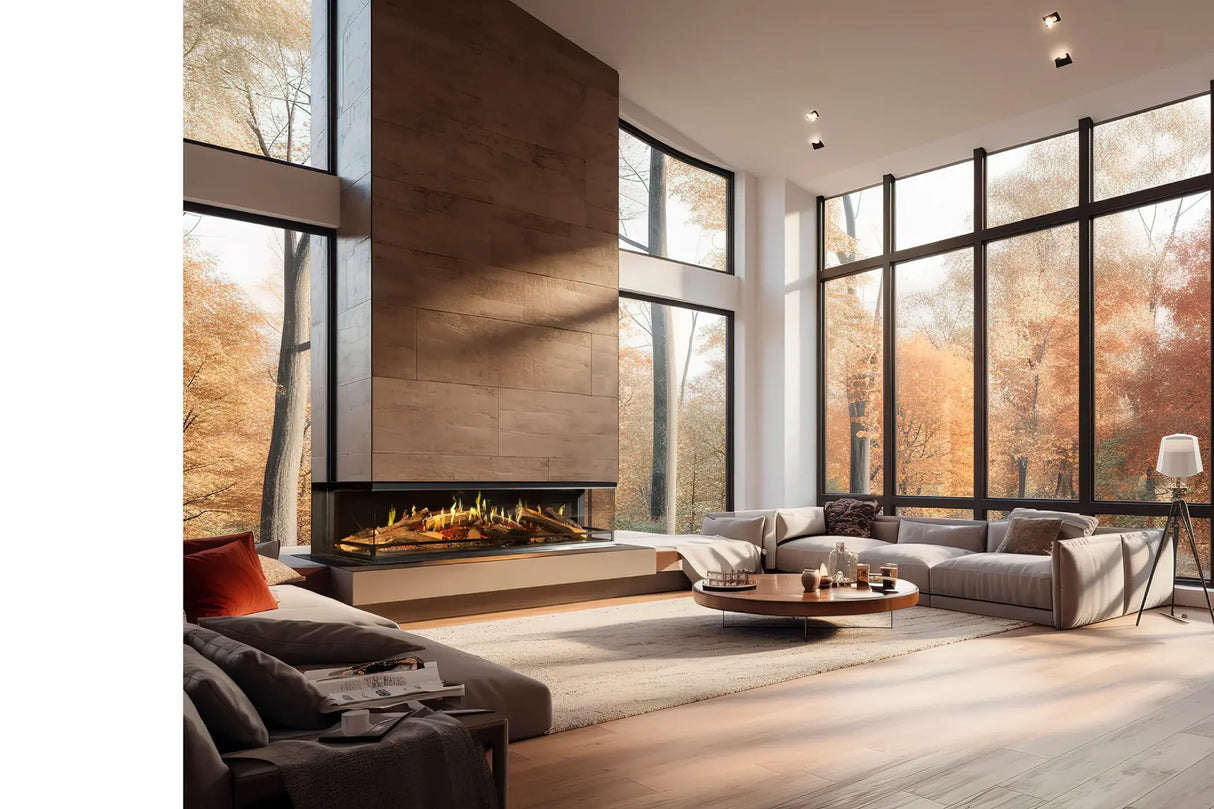 Holografische sfeerhaard - E-one 190S - Driezijdige haard