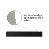 Chic TV meubel 180cm - zwart eiken