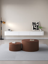 Chic TV meubel Rond - 240cm - Wit