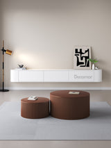 Chic TV meubel Rond - 240cm - Wit