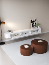 Chic TV meubel Rond - 272cm - Wit