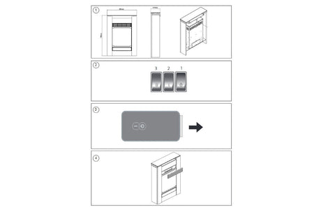 Dimplex Gisella elektrische haard