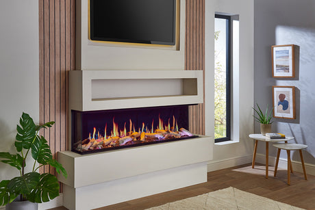 Charlton & Jenrick Luminosa - Elektrische haard - 3 zijdig - 150cm