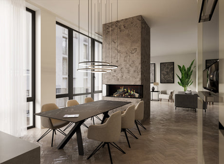 DRU Virtuo 100/3 Evolve - Elektrische 3-zijdig haard - Hologramhaard