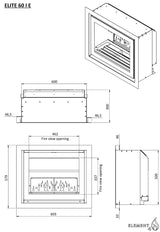 Element4 Elite 60 I E -  Elektrische sfeerhaard