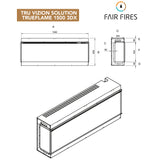 Fair Fires Solution TrueFlame 1500 LCD