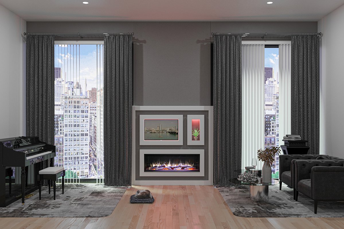 Charlton & Jenrick i-1250e Deep - Elektrische haard - 125cm