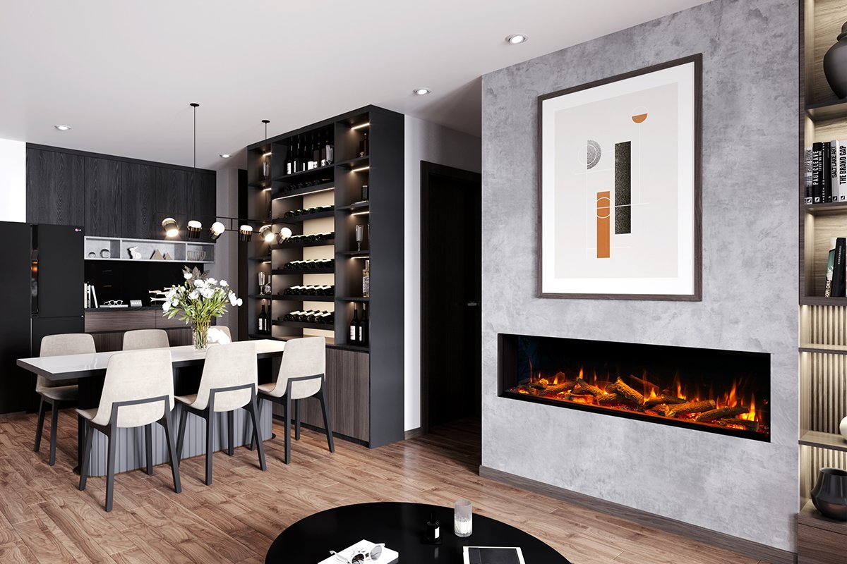 Charlton & Jenrick I-1800e Deep - Elektrische haard - 180cm