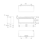 Trimline iX10 Solus - Elektrische haard - Hologramhaard - 100cm