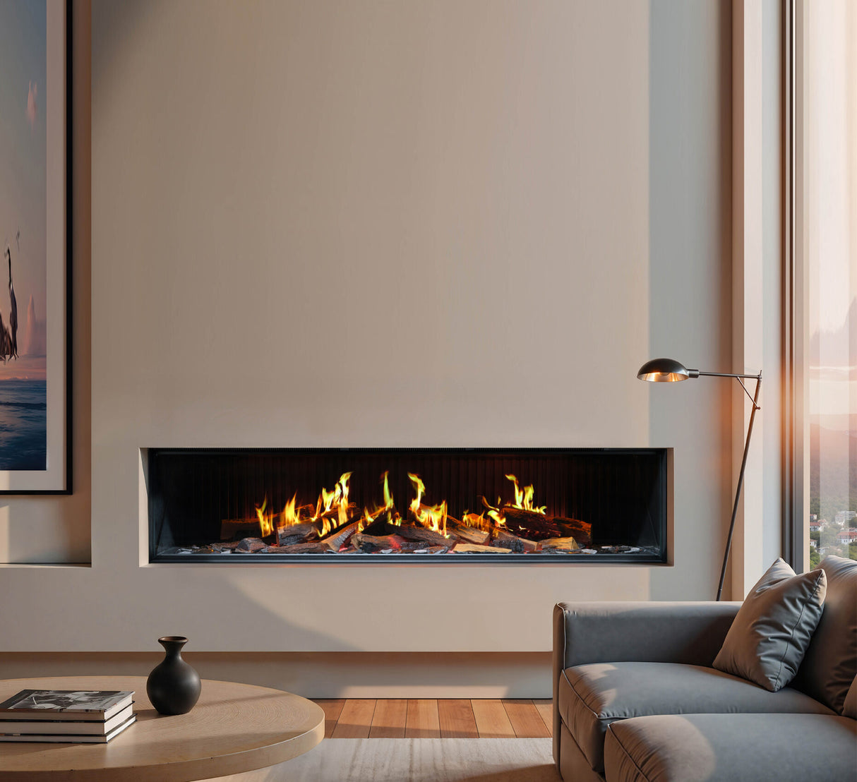 Trimline iX18 Solus - Elektrische haard - Hologramhaard - 180cm