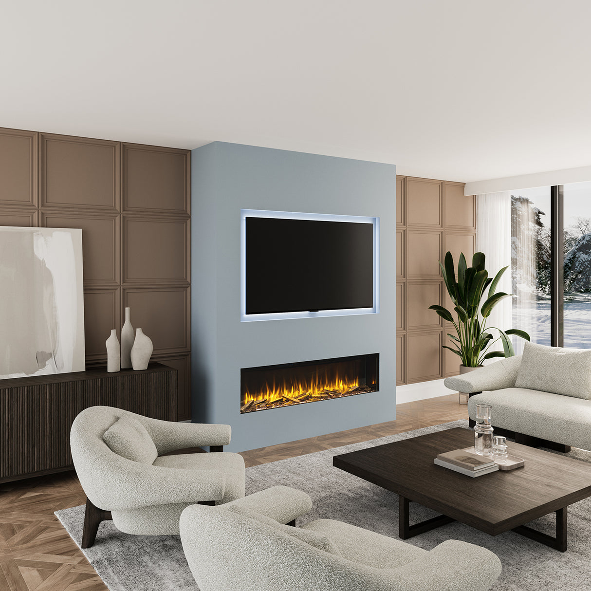 Charlton & Jenrick i-1500e Slim - Elektrische haard 150cm