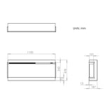 Charlton & Jenrick i-1100e Slim - Elektrische haard 110cm
