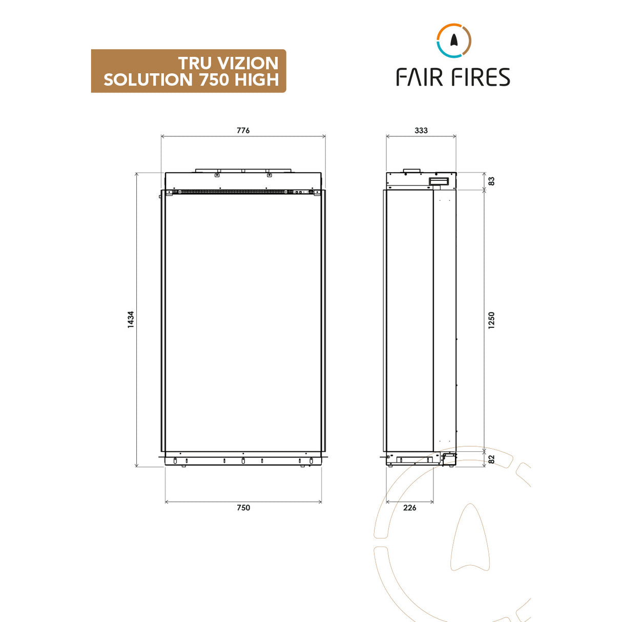 Fair Fires Tru Vizion Solution 750 High