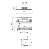 DRU Virtuo 100/2 Evolve - Elektrische 2-zijdig haard - Hologramhaard
