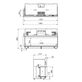 DRU Virtuo 130/2 Evolve - Elektrische 2-zijdig haard - Hologramhaard