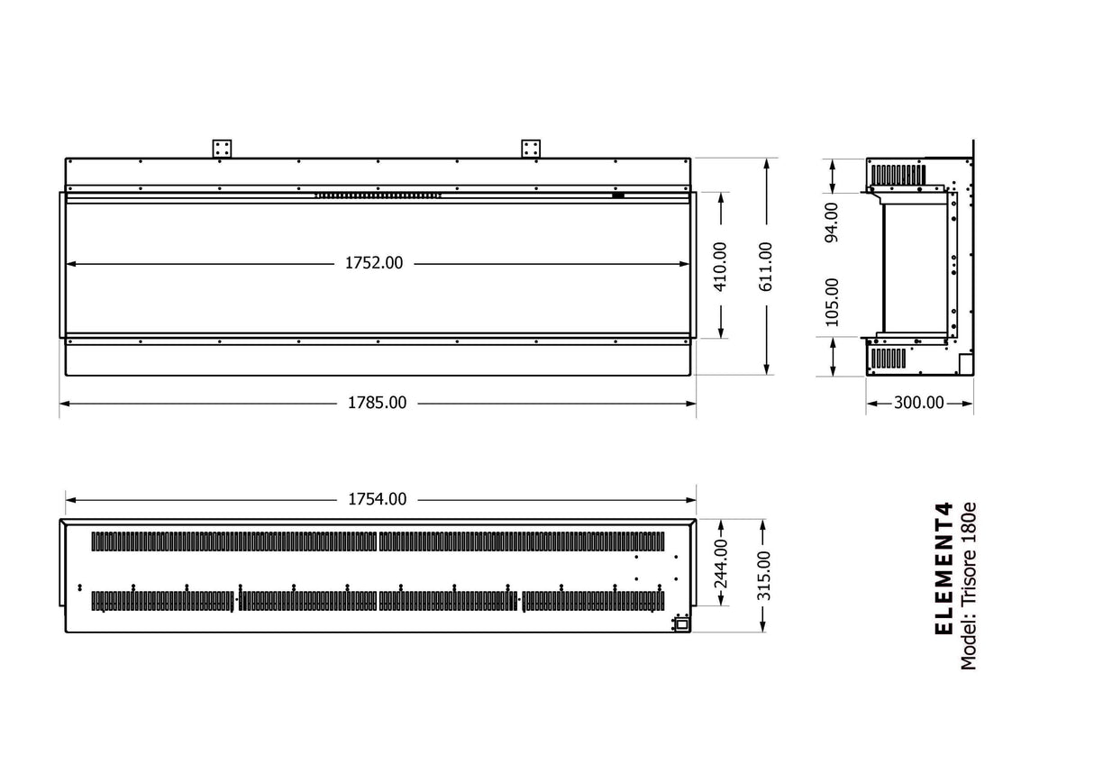 Element4 180 E Trisore (uitlopend)