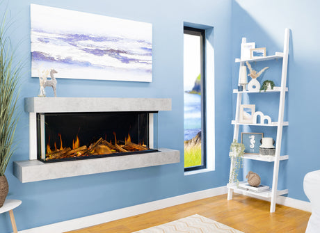 Charlton & Jenrick Luminosa - Elektrische haard - 3 zijdig - 110cm