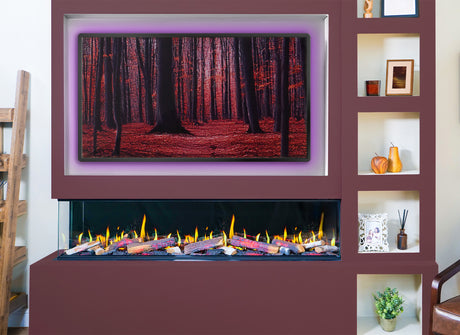 Charlton & Jenrick Luminosa - Elektrische haard - 3 zijdig - 185cm