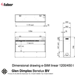 Faber e-Slim Linear 1200/450 l